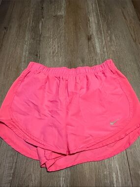 Nike Dri Fit Women's Pink Athletic Running Shorts